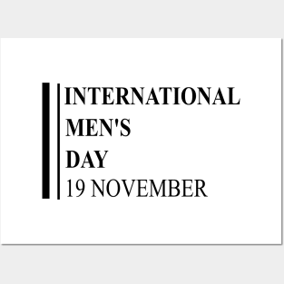 International Men's Day Posters and Art